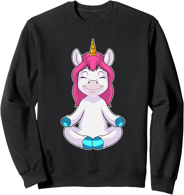 Einhorn Yoga Fitness Meditation Sweatshirt