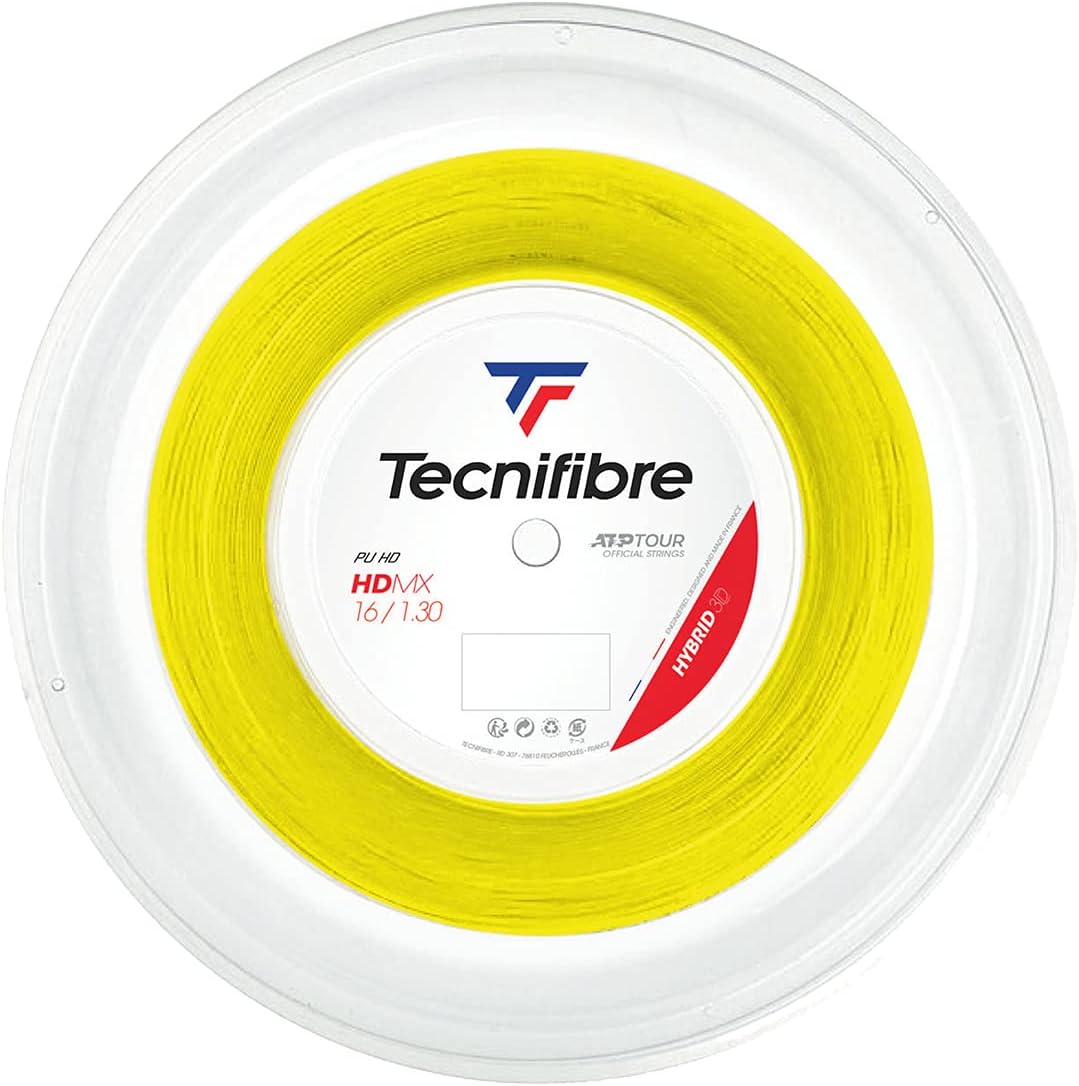Tecnifibre - Tennissaite 1.30mm / 200m Gelb, 1.30mm / 200m Gelb