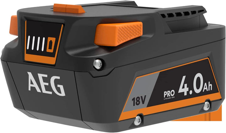 AEG 18 V PRO18V 4,0 Ah Lithium+ Akku L1840S (Kompatibel mit allen AEG PRO 18 V Geräten, Akku-Ladesta