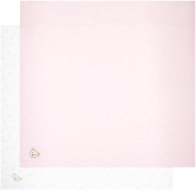 Steiff Baby-Mädchen Mullwindel 2er Pack, Parfait PINK, OneSize