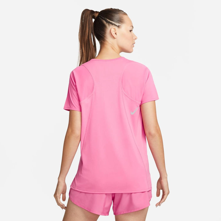 Nike Damen Nk Fast Df Ss T-Shirt S Rosa, S Rosa