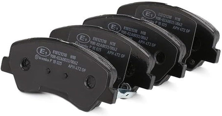 Brembo P18025 Vordere Bremsbeläge, Anzahl 4