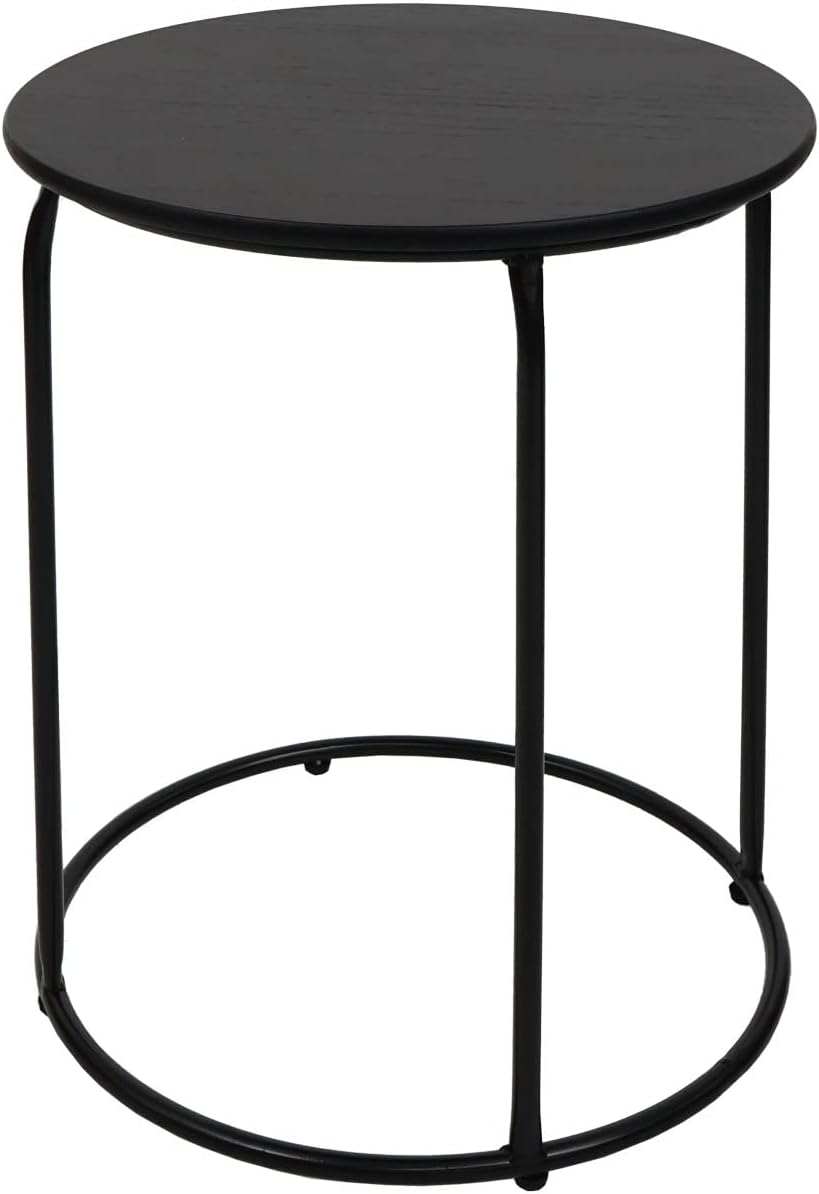 Mendler 2er-Set Sitzhocker und Beistelltisch HWC-K48, Kaffeetisch Tisch Hocker, MVG-Zertifiziert MDF