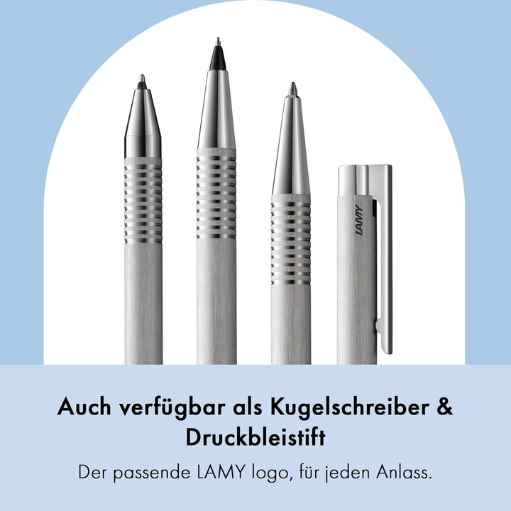 LAMY st twin pen Multifunktionsschreibgerät 645 – Schreiber aus Edelstahl mit integrierter Clip-Drüc