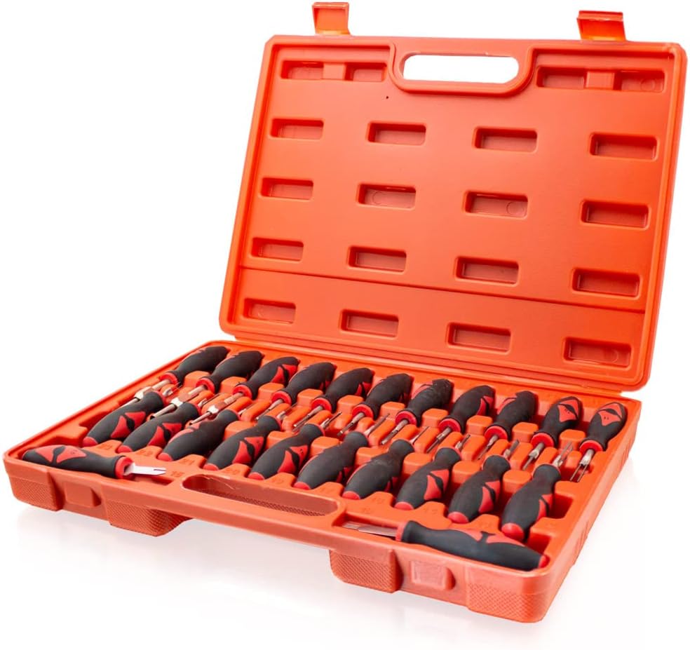 BITUXX 23 TLG Entriegelungswerkzeug Set Auspinwerkzeug Entriegels Werkzeug Universal Lösewerkzeug IS