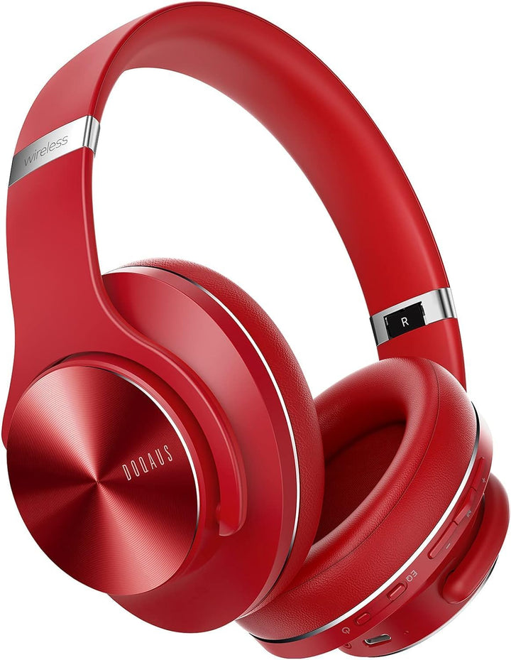 DOQAUS Bluetooth Kopfhörer Over Ear, Bis zu 90 Std Kabellose Kopfhörer mit 3 EQ-Modi, HiFi Stereo Fa