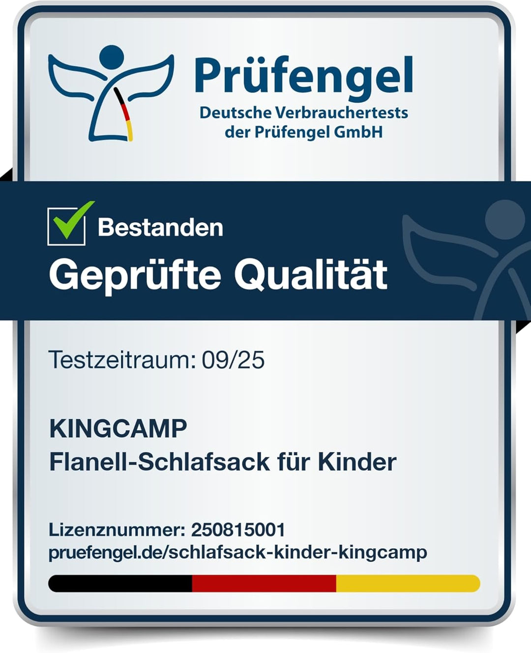 KingCamp Kinderschlafsack Schlafsack Winter Warmer Deckenschlafsack 3-4 Jahreszeiten für Kinder beim