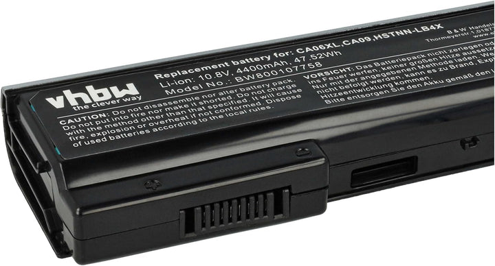 vhbw Akku Ersatz für HP CA06XL, CA09, CA09100XL, E7U21AA, E7U22AA, HSTNN-DB4X für Notebook (4400mAh,