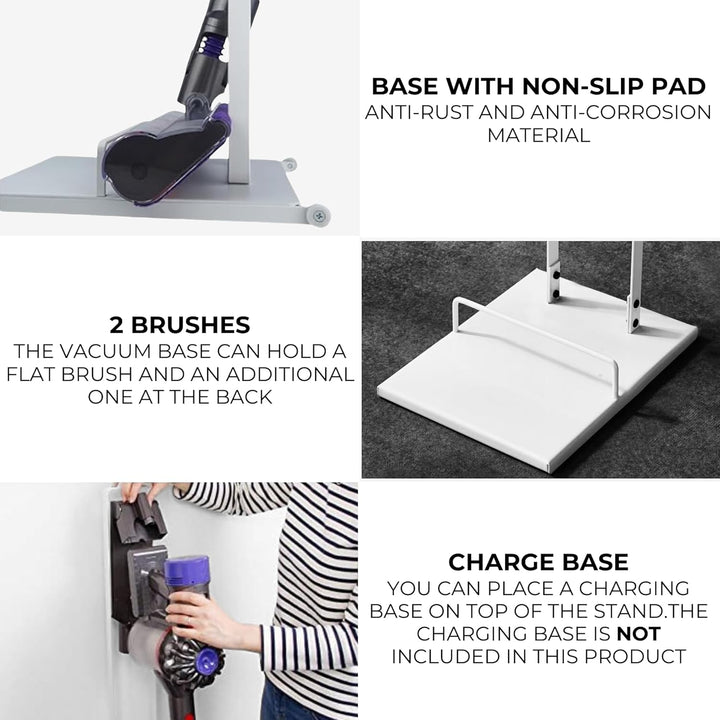 Staubsaugerhalter kompatibel mit Dyson V15 V12 V11 V10 V8 V7 V6 - DC45/ DC35/ DC58/ DC59/ DC62/ DC74