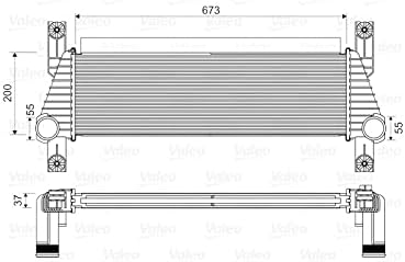 Valeo Turbokühler Ladeluftkühler 818352