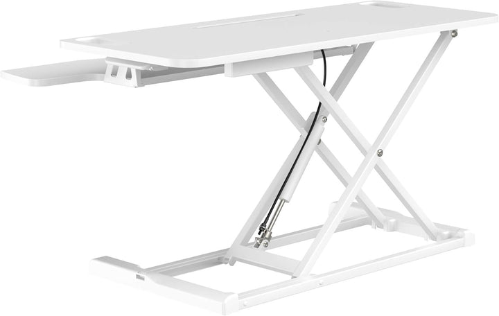 bonVIVO Höhenverstellbarer Schreibtisch-Aufsatz 95 x 40 - Sit-Stand-Erhöhung Macht Jede Workstation