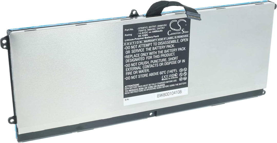 vhbw Li-Polymer Akku 4400mAh (14.8V) kompatibel mit Notebook Laptop Dell L511Z, XPS 15z Ersatz für 0