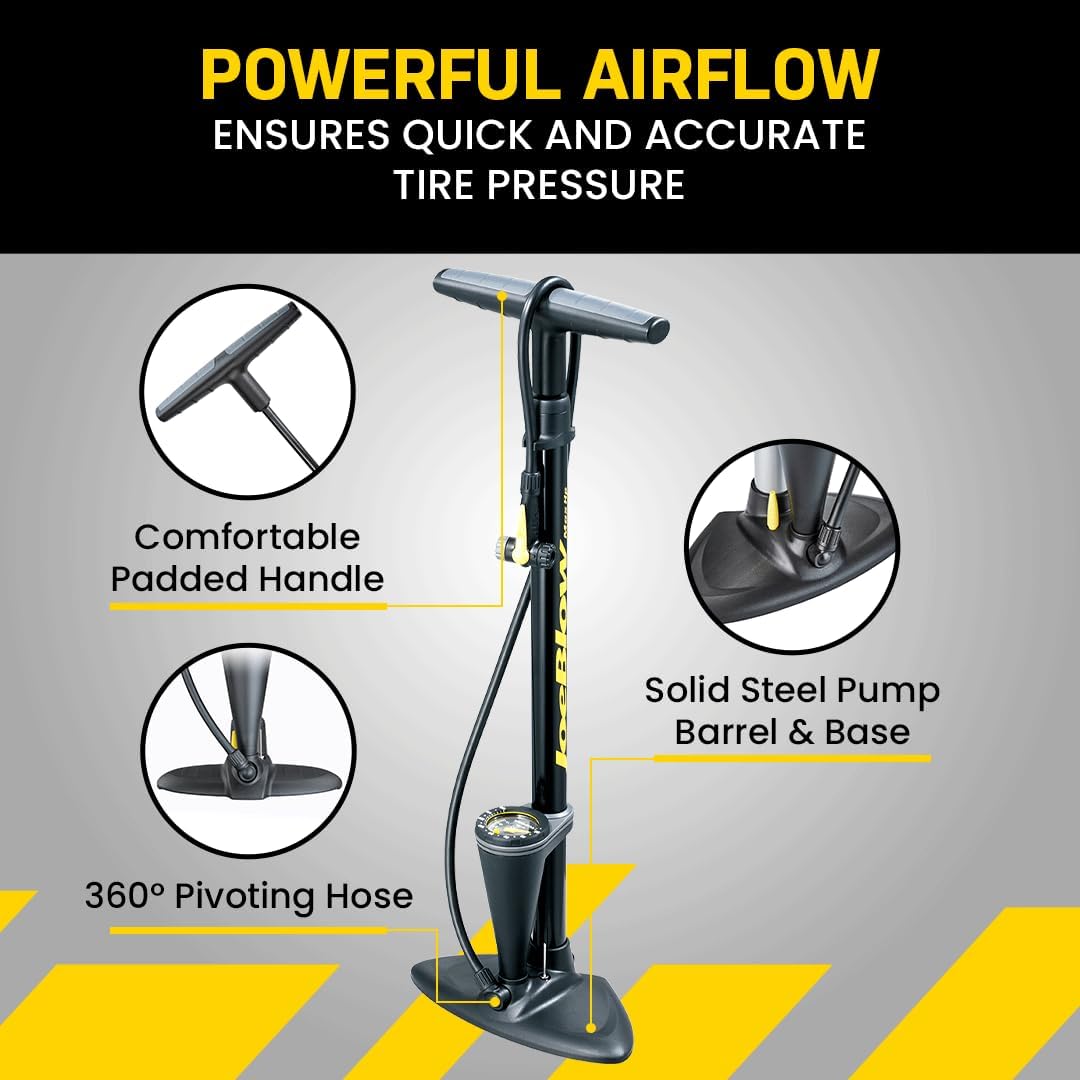 Topeak Fahrradpumpe Joe Blow Max HP Einheitsgrösse Schwarz, Einheitsgrösse Schwarz