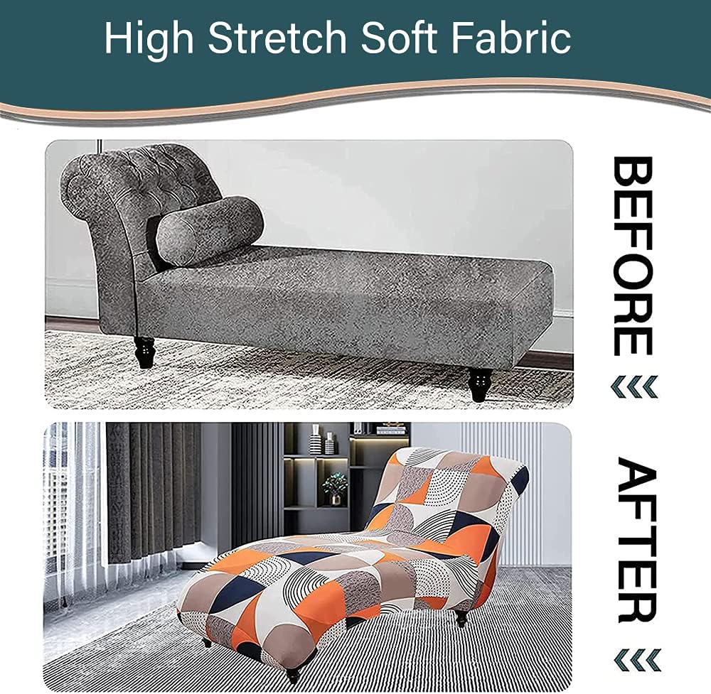 CHNSHOME Chaiselongues Schonbezüge für Wohnzimmer Chaiselongue Abdeckung Stretch Liegesessel Schonbe