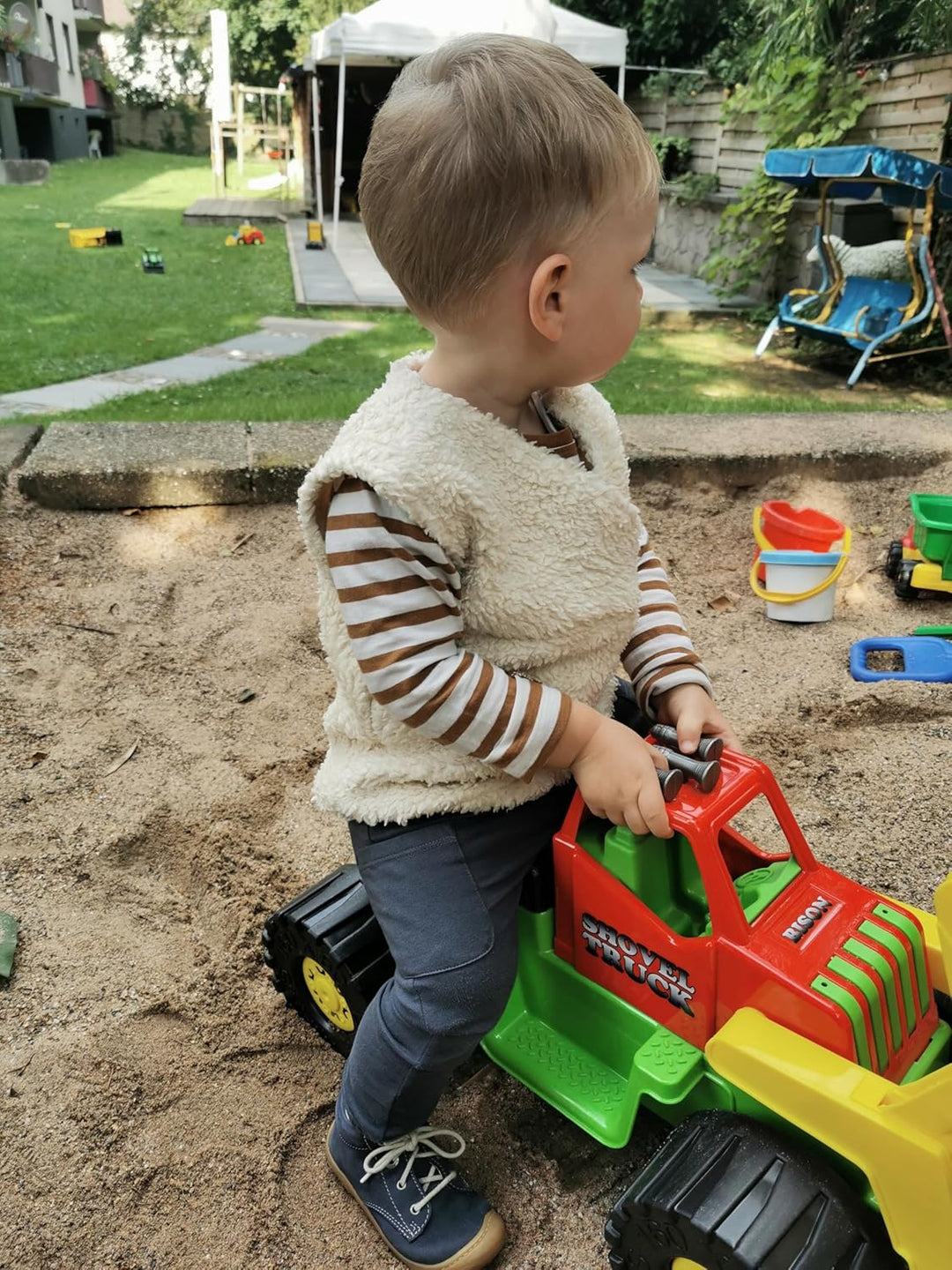 Efie Bio-Pullunder für Babys & Kleinkinder – 100% Baumwollplüsch (KBA) – Unisex – GOTS-Zertifiziert