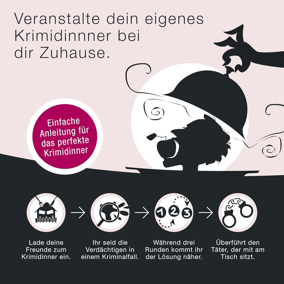 CULINARIO MORTALE® – Krimidinner für Zuhause 4 bis 6 Personen - Advent, Advent, EIN Grablicht brennt