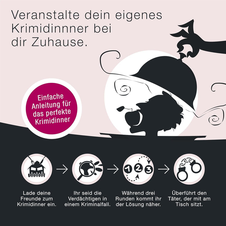 CULINARIO MORTALE® – Krimidinner für Zuhause 4 bis 6 Personen - Advent, Advent, EIN Grablicht brennt
