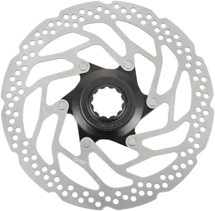 Shimano Unisex – Erwachsene Bremsscheibe-2090322110 Bremsscheibe, schwarz, 180mm, 180mm