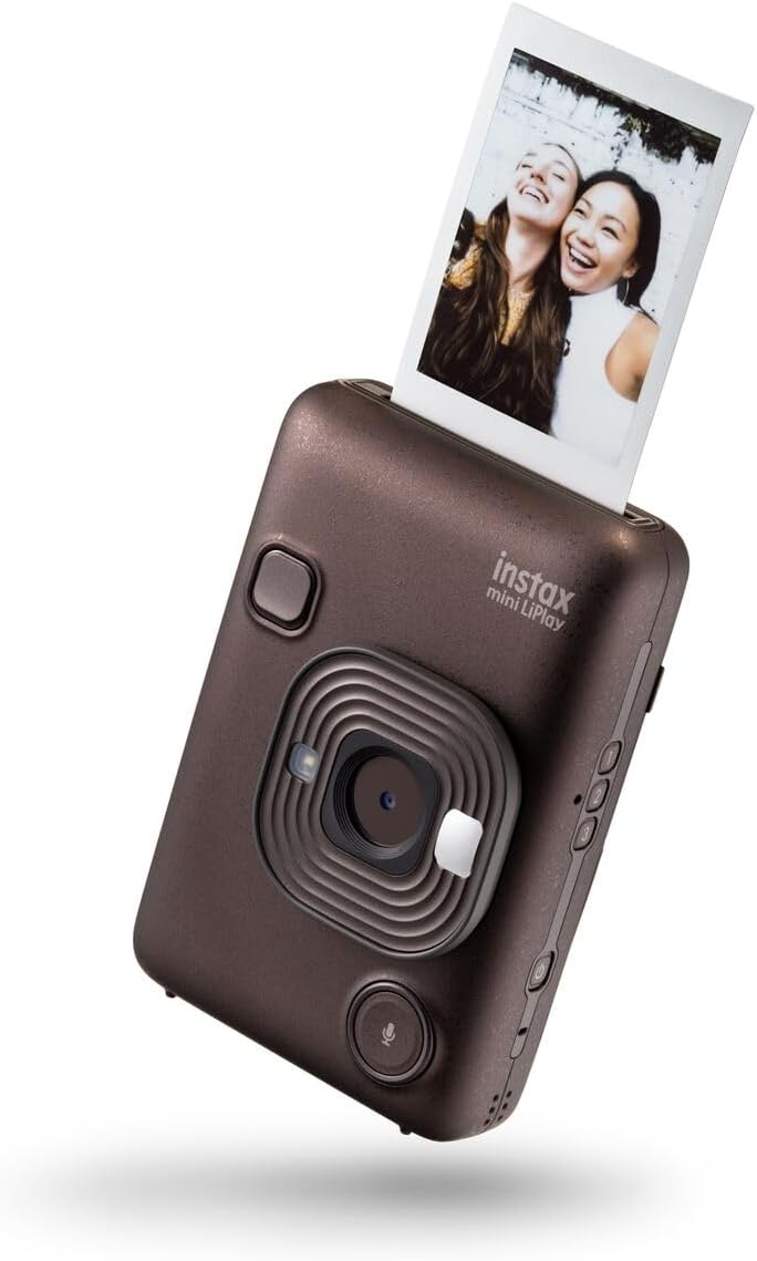 INSTAX Mini LiPlay 2 Digital Hybrid Camera Deep Bronze, Deep Bronze