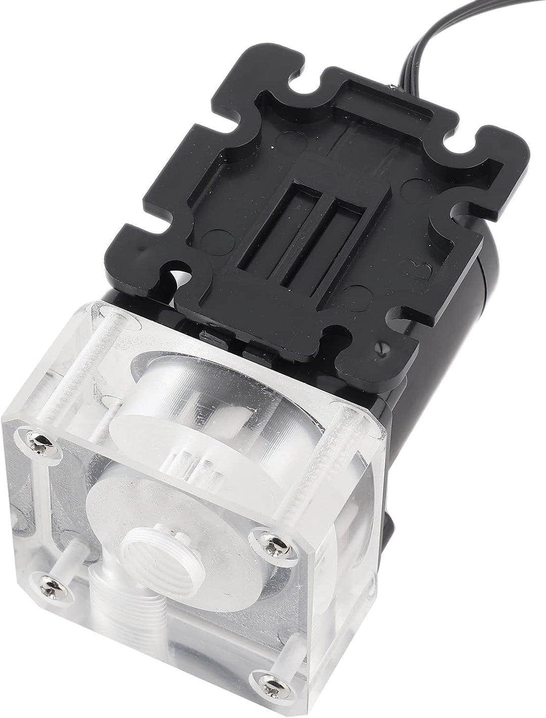 Wasserkühlpumpe, G1/4" Gewinde CPU Wasserpumpe Geräuschloses Computer Wasserkühlsystem Pumpe mit 4 M