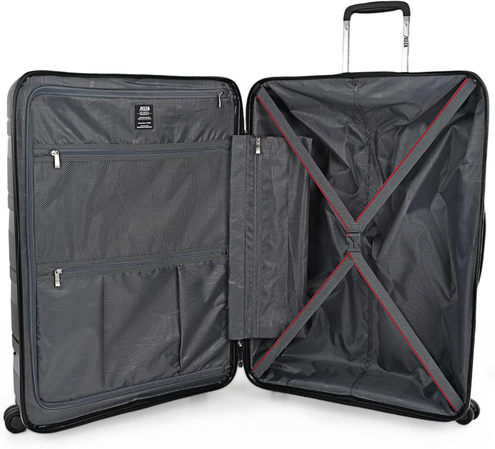 JASLEN - Koffer Gross 4 Räder Grosser Koffer Leichte - PP Reisekoffer Gross für Flugzeuge Koffer Har