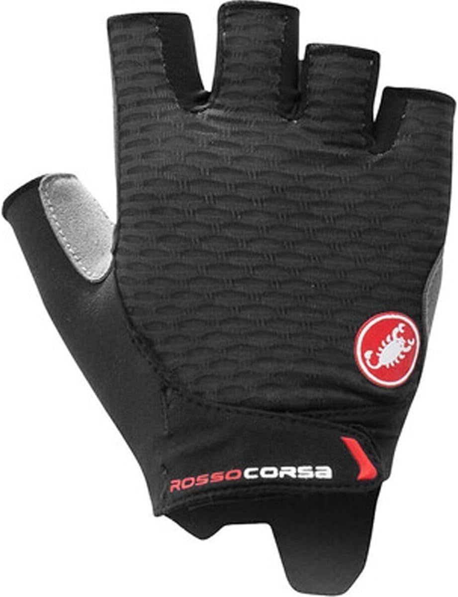 CASTELLI Damen Rosso Corsa 2 W Glove XS Schwarz-Weiss, XS Schwarz-Weiss