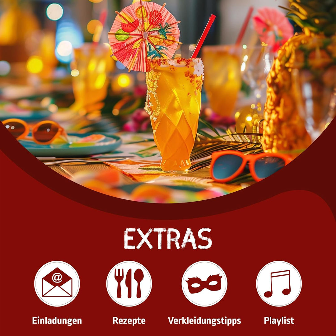 MORD bei Tisch Krimidinner für Zuhause - 4 bis 6 Personen - Der All Inclusive Fall - Das Krimi Spiel