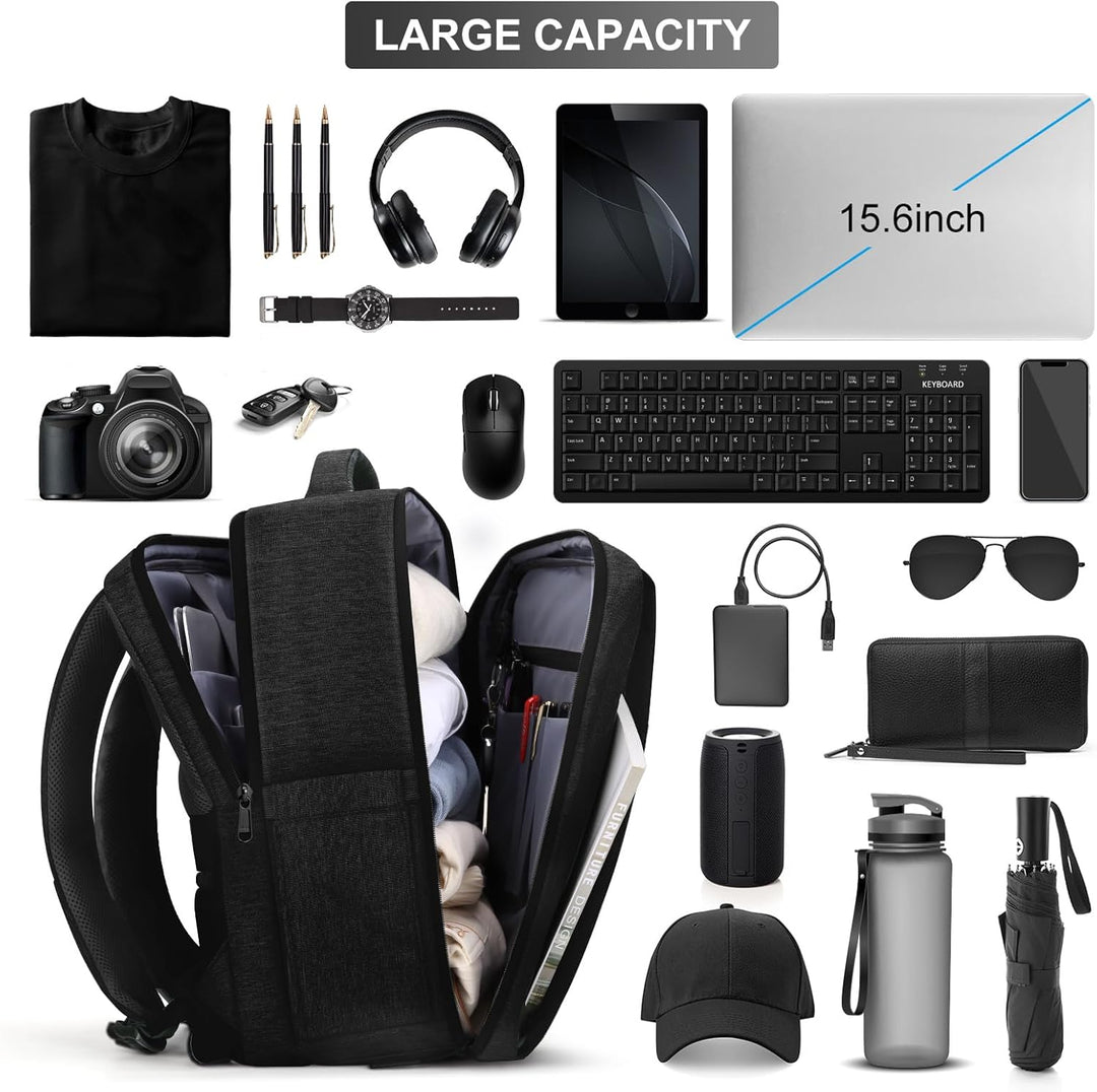 HOMIEE Handgepäck Rucksack Herren, Laptop Rucksack 15,6 Zoll Reiserucksack Travel Backpack Business