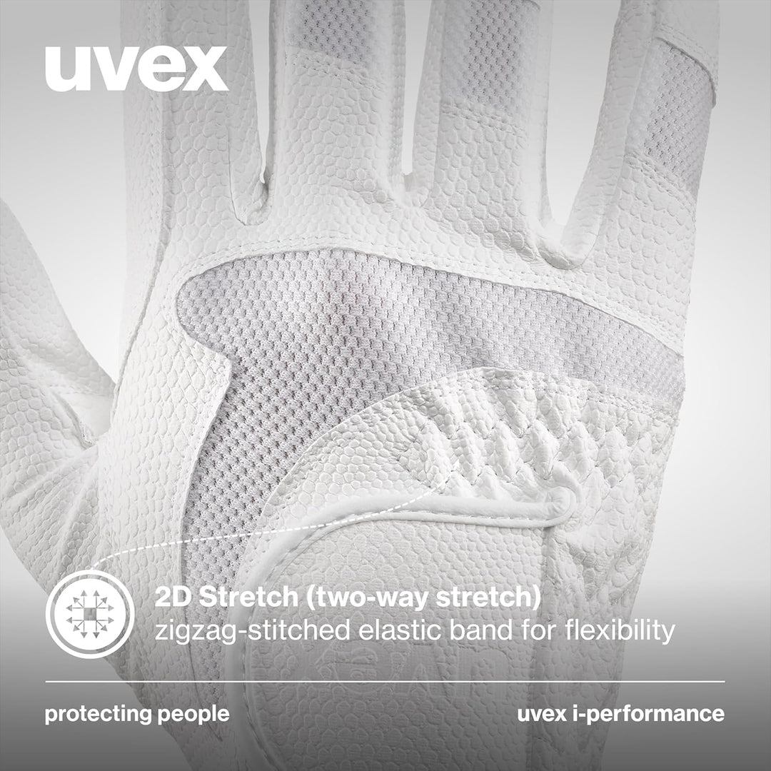 Uvex I-Performance 2 Reithandschuhe 10.5 Weiss, 10.5 Weiss