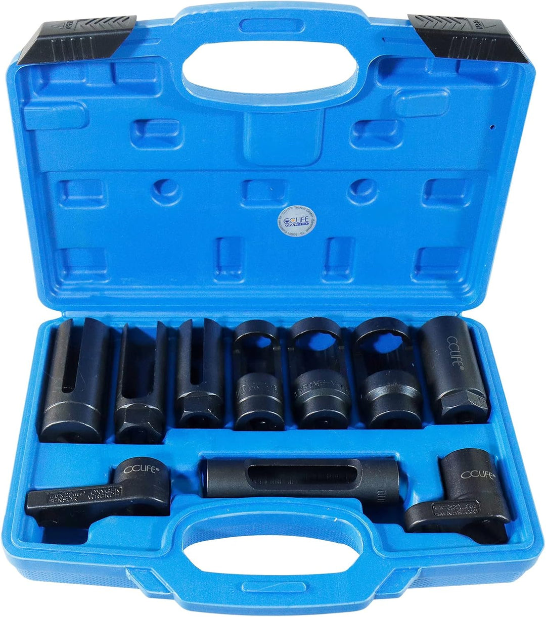 CCLIFE 10tlg Lambdasonden Schlüssel Lambdasonde Nuss Steckschlüssel Werkzeug Lambdasonden-Einsatz, 1