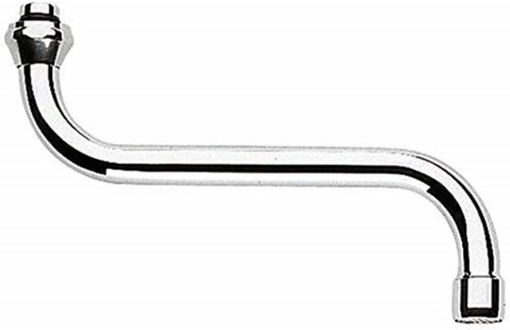 Grohe S-Auslauf DN15 für Küchenwand-batterie Ausladung 200 mm, chrom 13084000, 200 mm