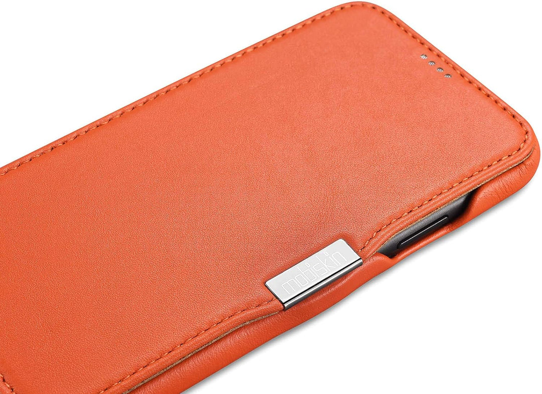 Mobiskin Hülle kompatibel mit Apple iPhone 11 (6,1 Zoll), Handyhülle mit echtem Leder, Case, Schutzh