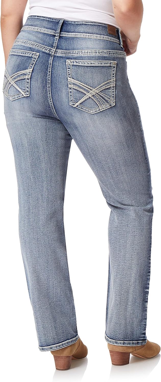 WallFlower Damen Luscious Curvy Bootcut Mid-Rise Insta Stretch Juniors (Standard und Plus) Jeans 44