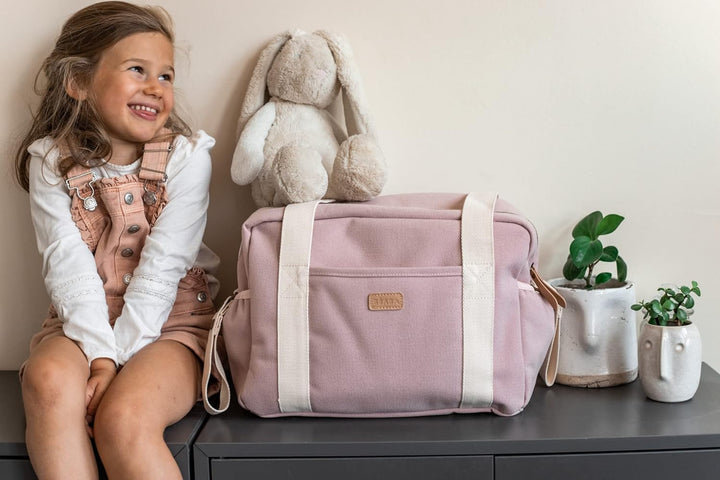 BÉABA, Wickeltasche für Babys, Mehrere Fächer, 10 Taschen, Reissverschluss Trolley-Koffer, Schulterg