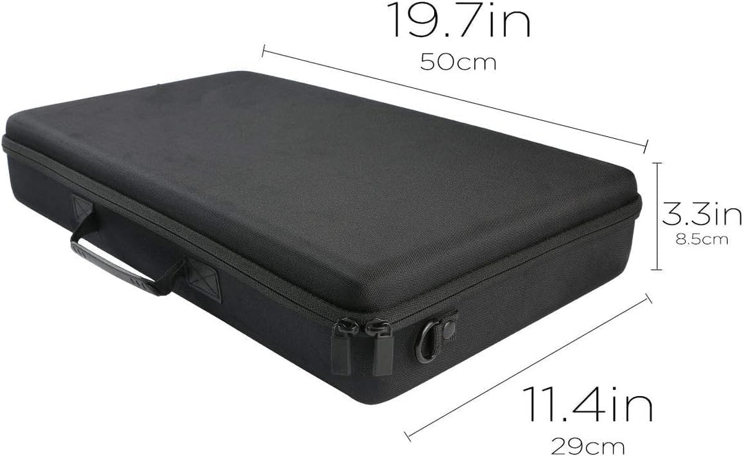 co2CREA Hart Reise Schutz Hülle Etui Tasche für Nektar Impact LX 25+ / LX-25 Plus MIDI Studio Contro