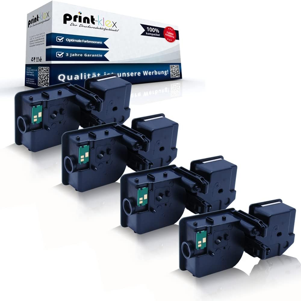 4X Print-Klex Tonerkartusche Kompatibel mit Kyocera Ecosys PA 2100 cwx Ecosys PA 2100 cx TK5430K TK5