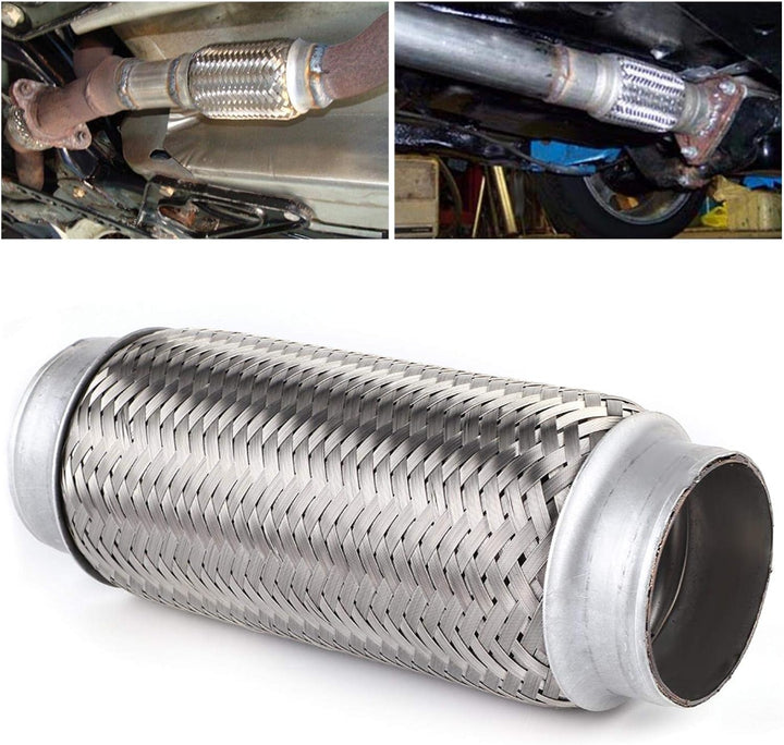 Flexibles Auspuffrohr, Edelstahl-Auspuff Flexibles Rohr Flexi Joint Repair Tube Autozubehör[55MM*200