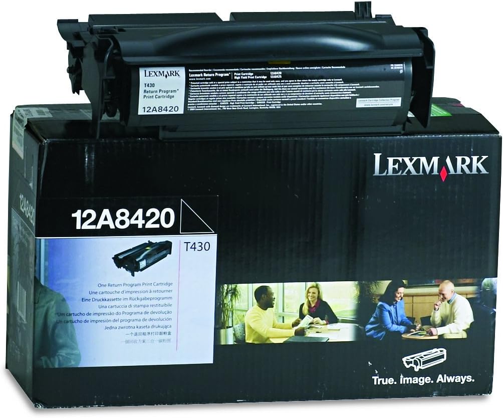 Lexmark Rückgabe-Druckkassette Toner schwarz 6000 Seiten T430