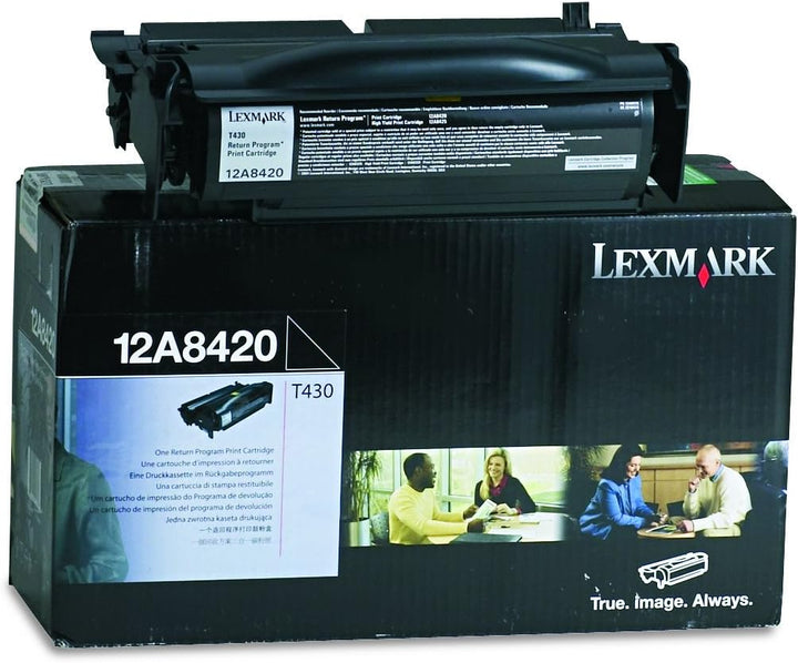 Lexmark Rückgabe-Druckkassette Toner schwarz 6000 Seiten T430