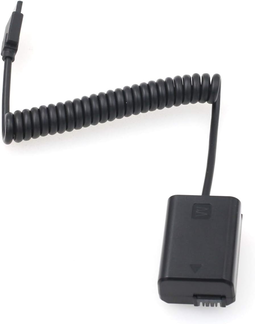 HangTon NP-FW50 DC-Koppler Dummy-Akku-Netzteil für DJI Ronin-S an Sony A7 A7II A7S A7SII A7R A7RII A