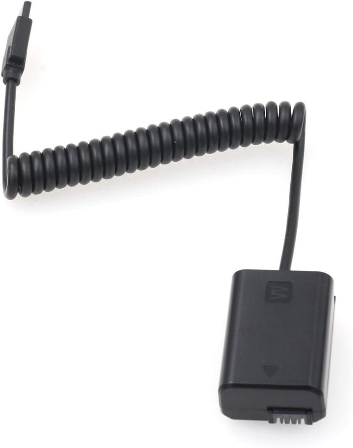 HangTon NP-FW50 DC-Koppler Dummy-Akku-Netzteil für DJI Ronin-S an Sony A7 A7II A7S A7SII A7R A7RII A