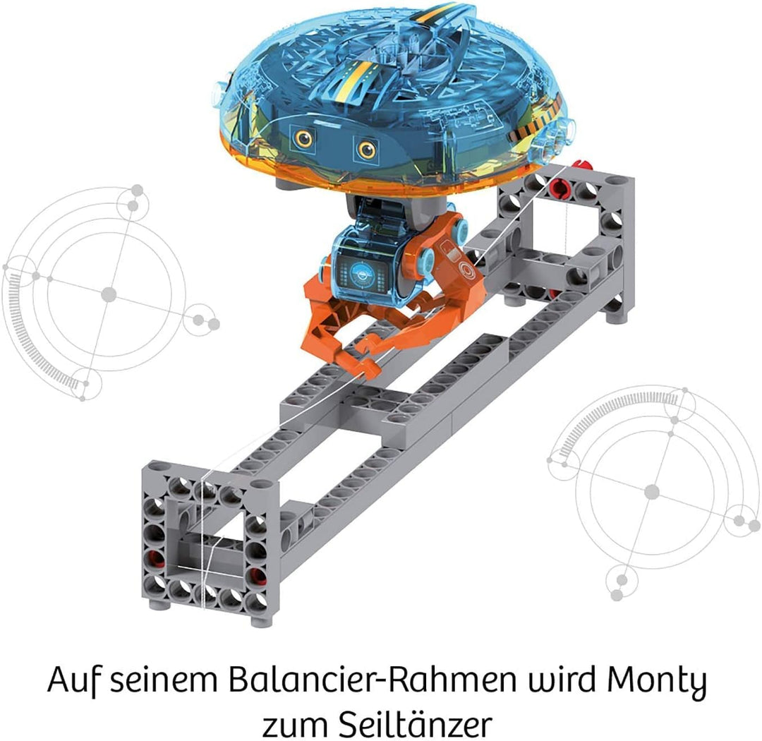 KOSMOS 621025 Monty - Dein Balancier-Roboter, Entdecke wie ein Gyoroskop funktioniert, lass Monty au