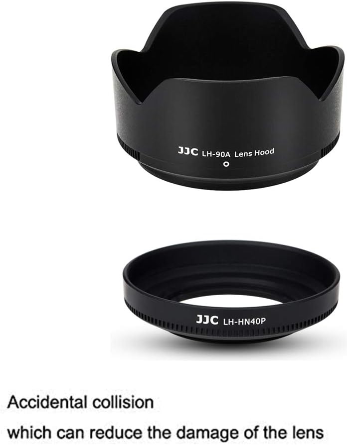 JJC Gegenlichtblende für Nikon Z50 mit NIKKOR Z DX 16-50mm F/3.5-6.3 VR und NIKKOR Z DX 50-250mm F/4