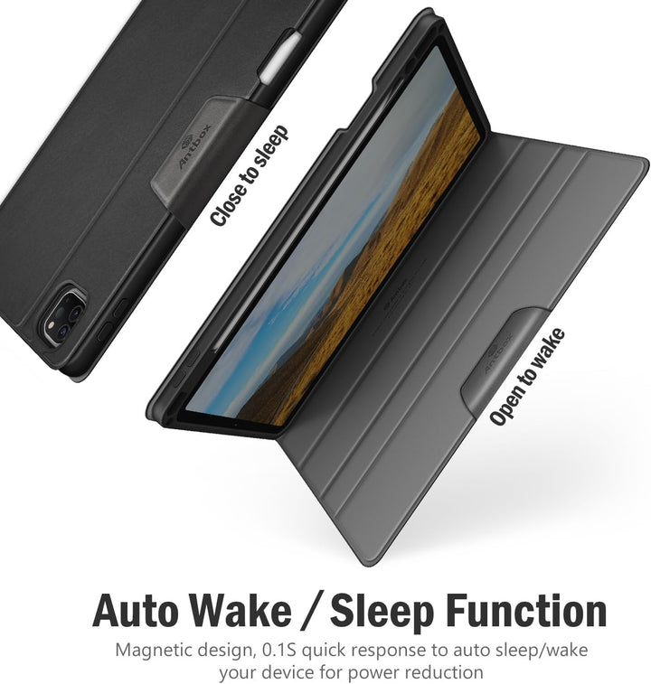 Antbox Hülle für iPad Pro 11 2022 (4. Generation)/2021(3. Gen)/2020(2. Gen)/2018 mit stifthalter App