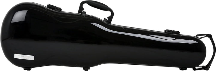 GEWA Violinformetui AIR 1.7f, Made in Germany mit zusätzlichem Seitengriff schwarz hochglanz, mit zu