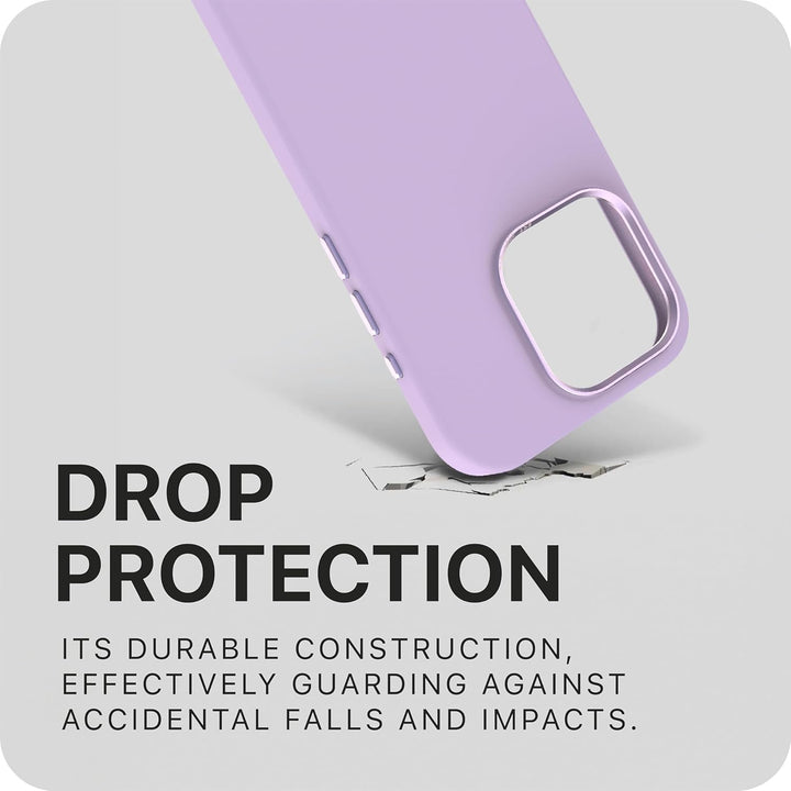 Decoded Silikon Hülle – iPhone 15 Pro – Antibakterielle Hülle – Kompatibel mit MagSafe – Astro Dust