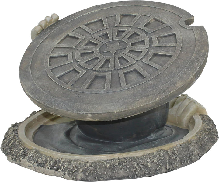 Design Toscano Der Bewohner unterhalb, Gartenskulptur - Gross, Gross