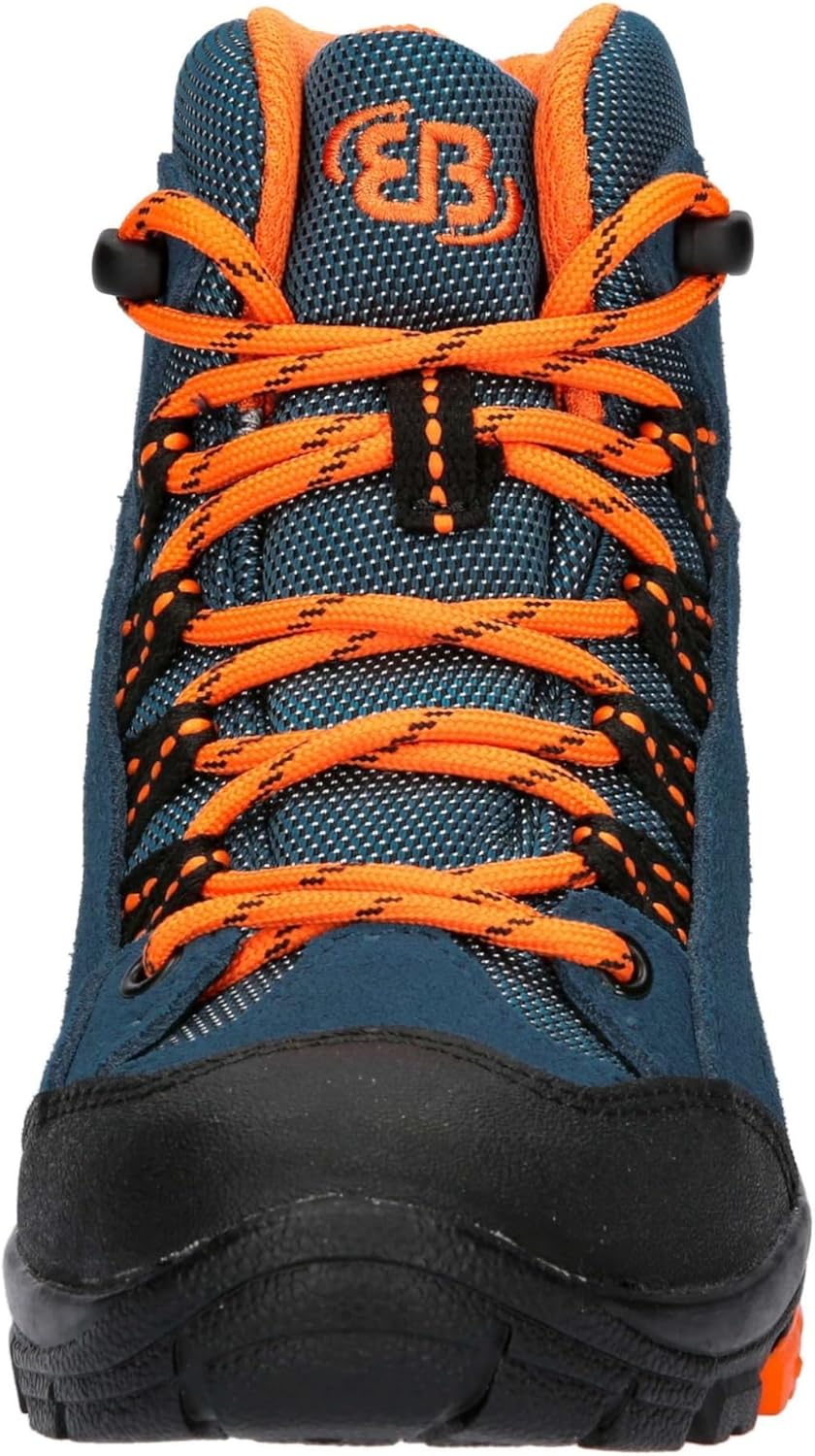 Brütting Unisex Kinder Mount Bona High Kids Trekking- & Wanderstiefel 40 EU Petrol Orange, 40 EU Pet
