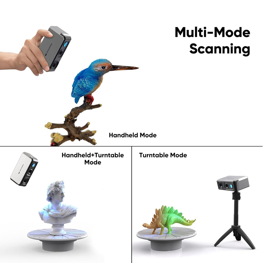 3DMakerpro Seal Lite Handheld-3D-Scanner für 3D-Drucker, 0,02 mm hohe Detailgenauigkeit, blitzschnel
