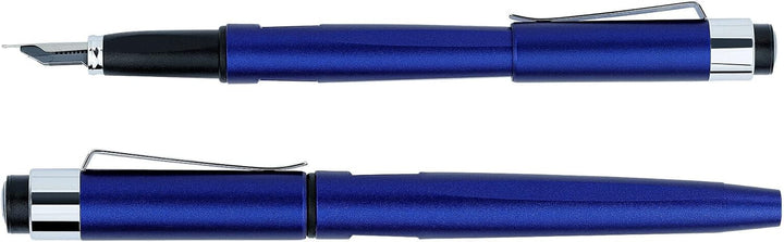 Diplomat Magnum Indigo Blau Füllhalter-Set, Füllfederhalter im Set mit Schreibtinte und Konverter, S